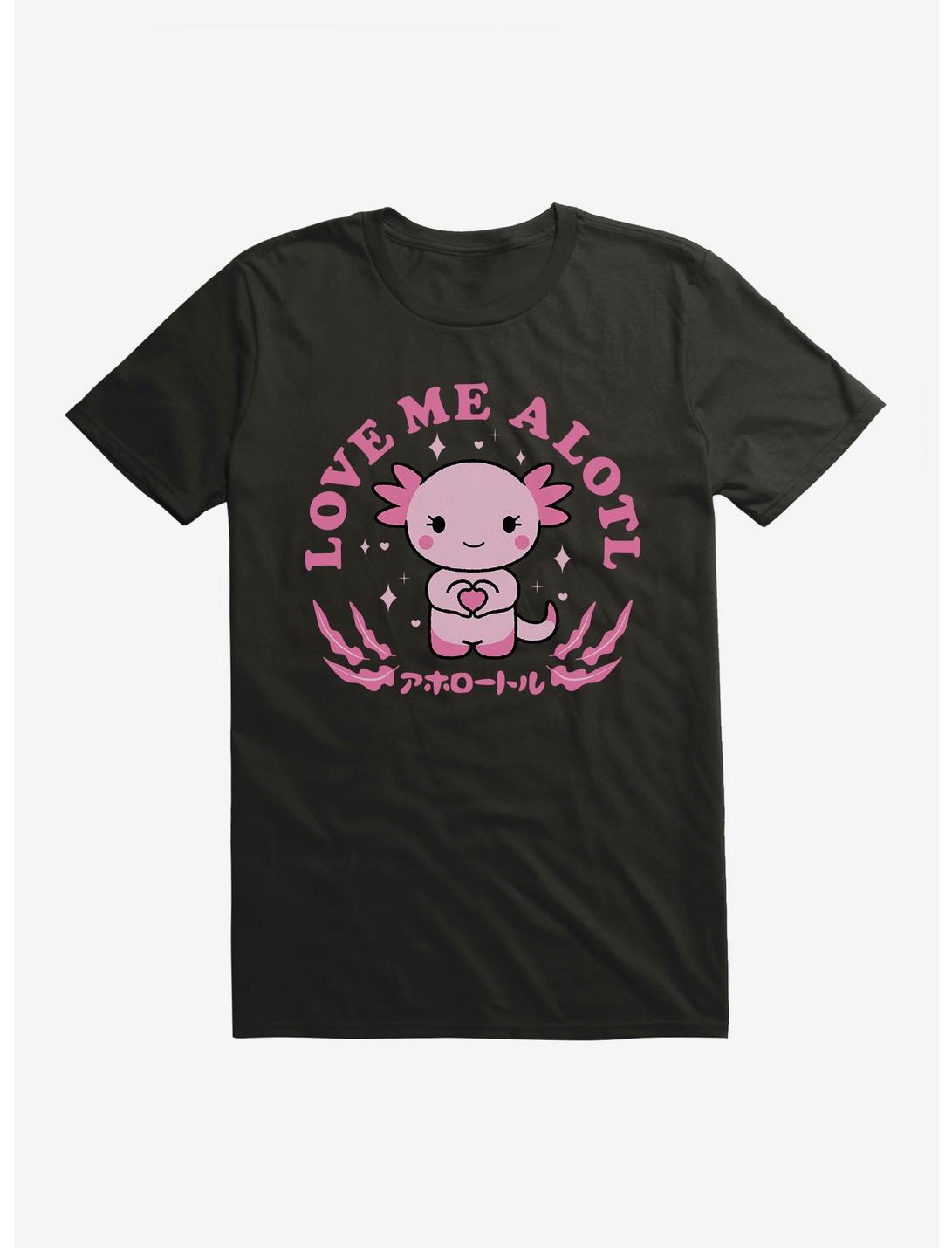 Axolotl Love Me Alotl T-Shirt, BLACK, hi-res