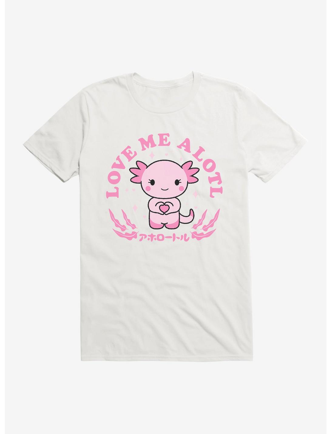 Axolotl Love Me Alotl T-Shirt, WHITE, hi-res