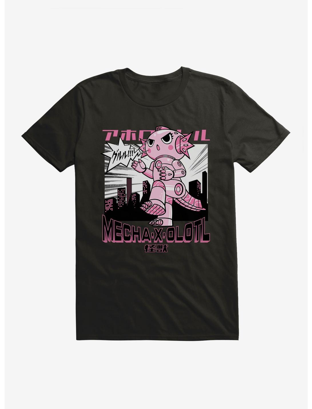 Axolotl Mecha-X-Olotl T-Shirt, BLACK, hi-res