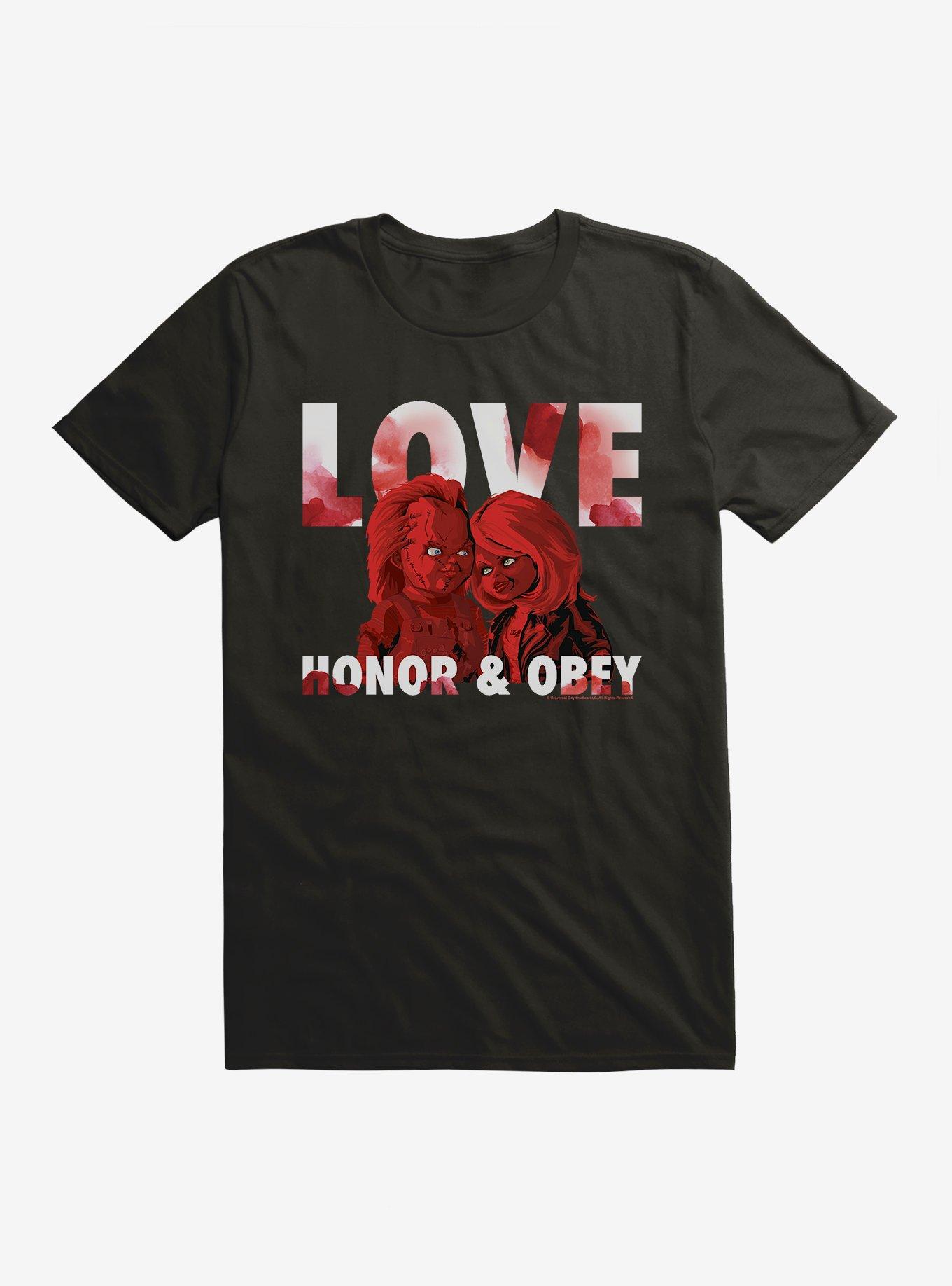 Chucky Love, Honor & Obey T-Shirt, , hi-res