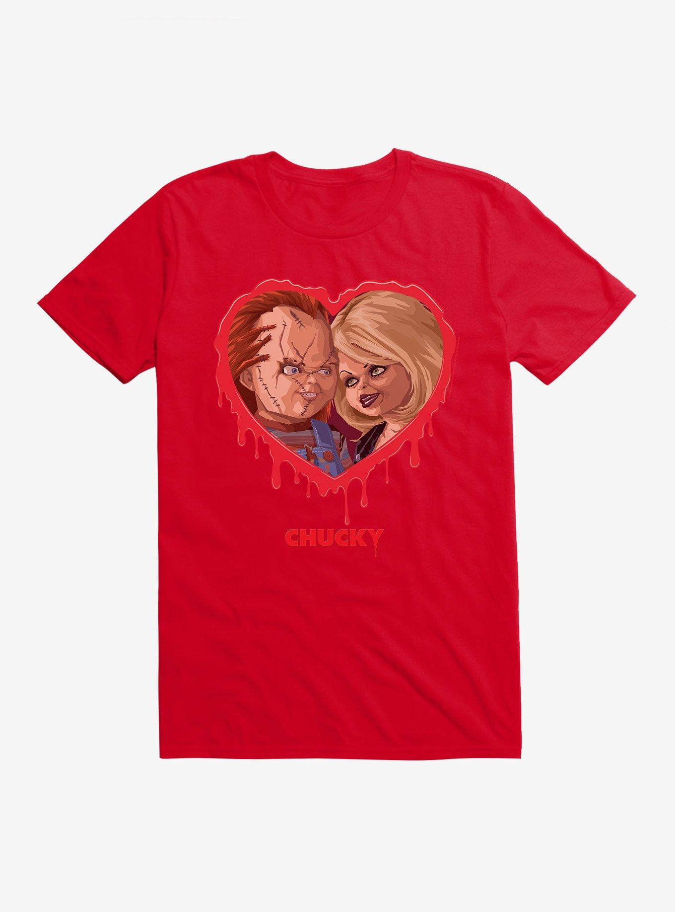Chucky Murderous Love T-Shirt, RED, hi-res