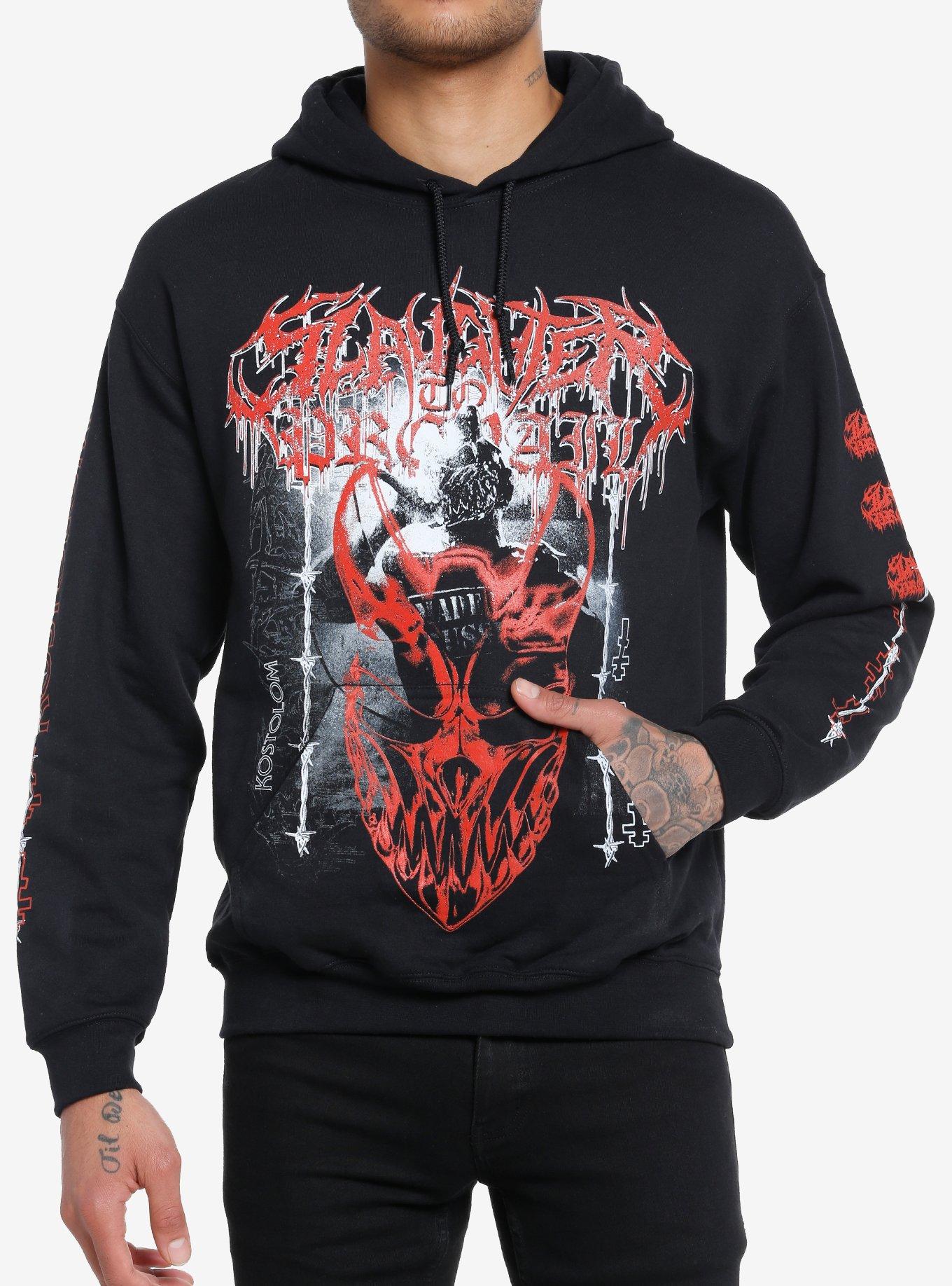 Slaughter To Prevail Kostolom Singing Demon Hoodie | Hot Topic