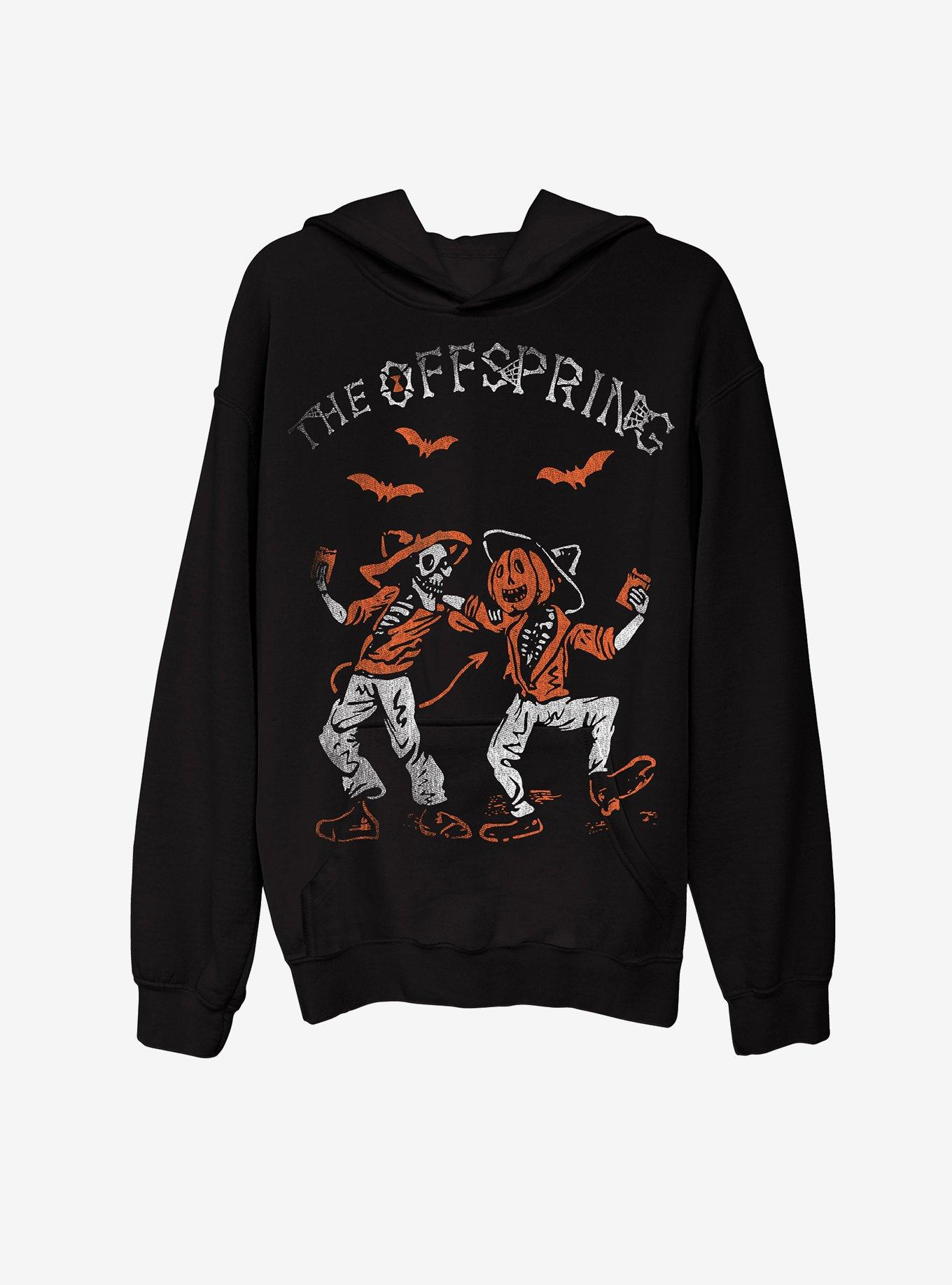 The Offspring Skeleton & Pumpkin Dance Hoodie, BLACK, hi-res
