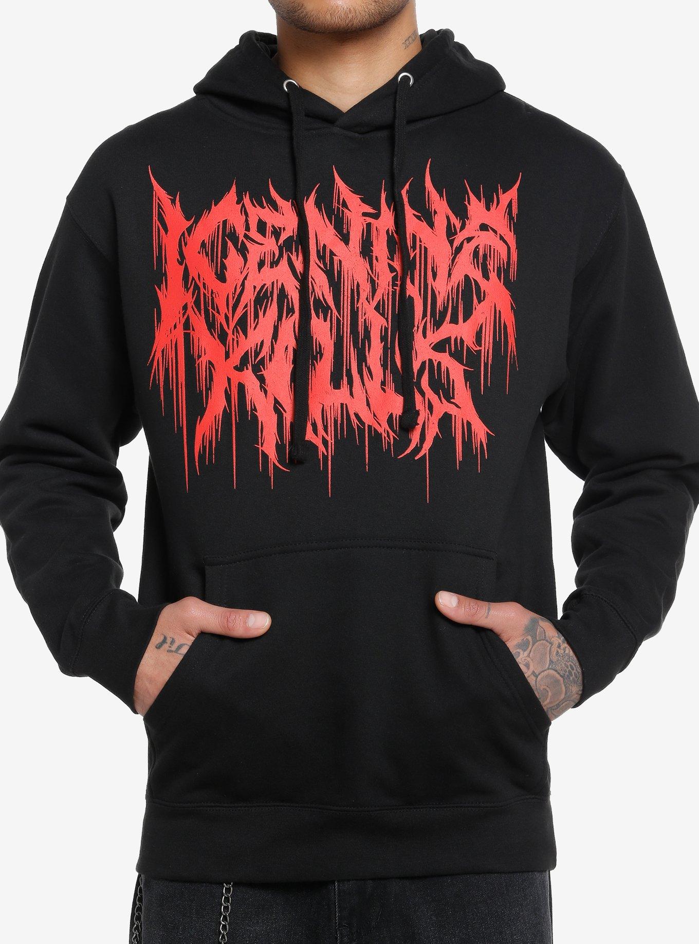 Ice Nine Kills IX Logo Hoodie, BLACK, hi-res