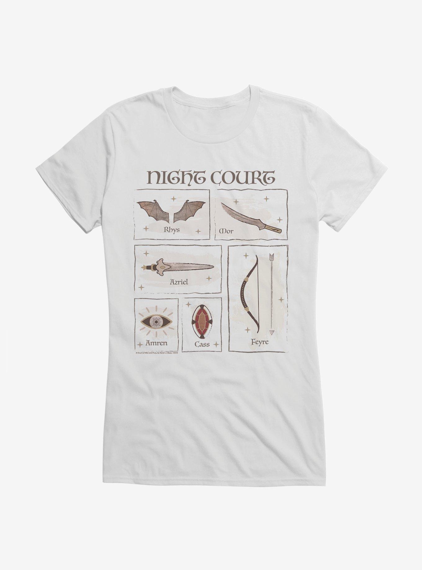 A Court Of Mist & Fury Night Court The Inner Circle Girls T-Shirt, , hi-res