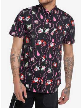 Killer Klowns From Outer Space Klowns Woven Button-Up, , hi-res