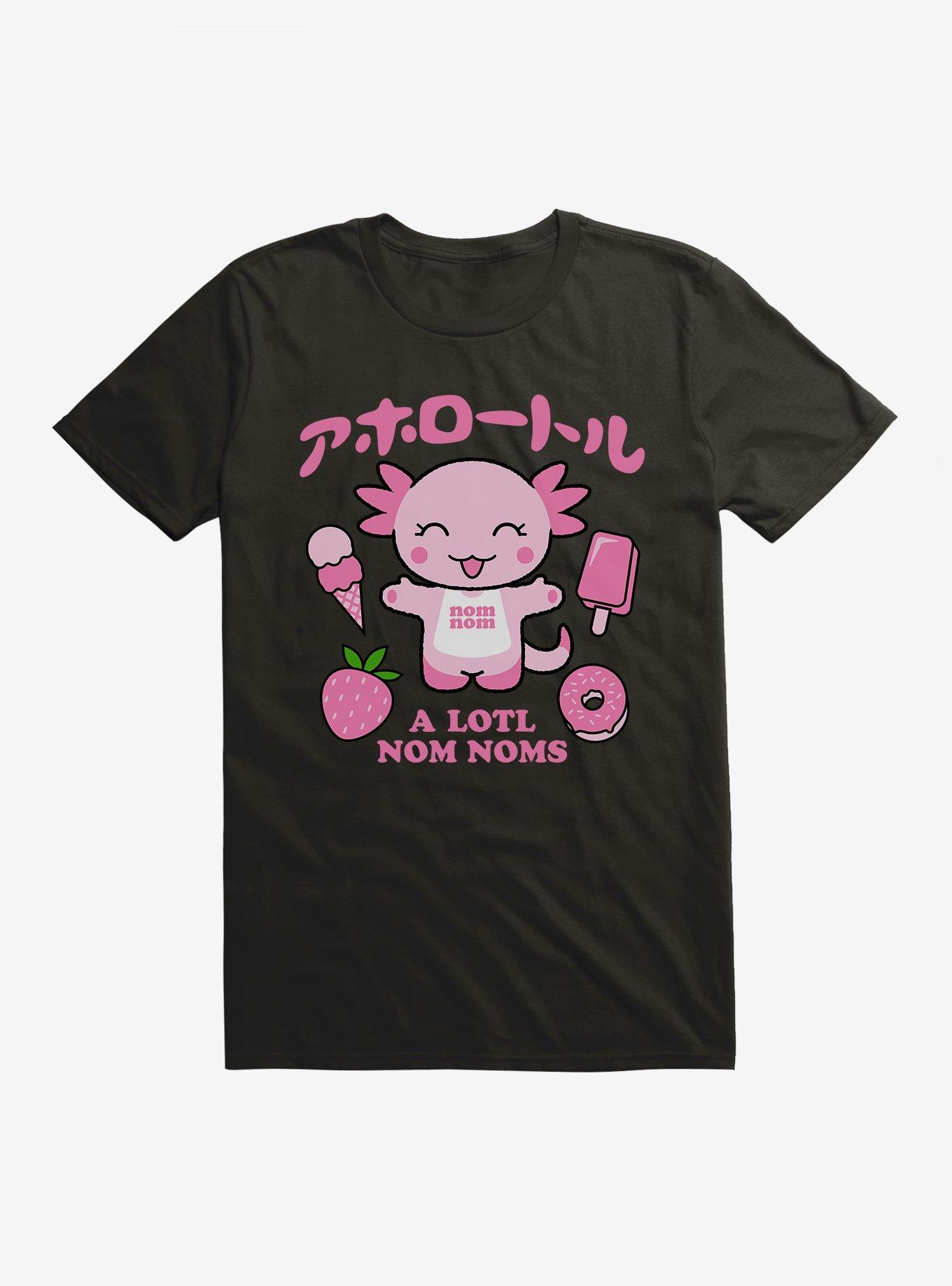 Axolotl A Lotl Nom Noms T-Shirt, , hi-res