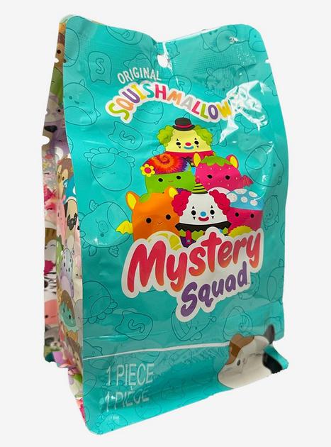  Squishmallow Mystery Squad Blind Bag with 5 Figure - Bundle  with Squishmallow Mystery Bag with Plushie Plus Stickers, More