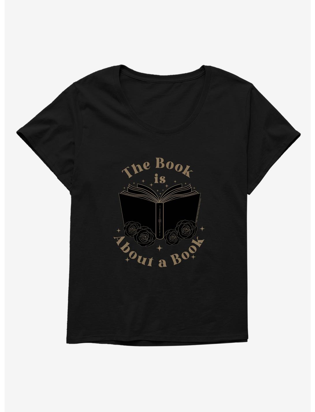 A Court Of Silver Flames The Book Is About A Book Girls T-Shirt Plus Size, BLACK, hi-res