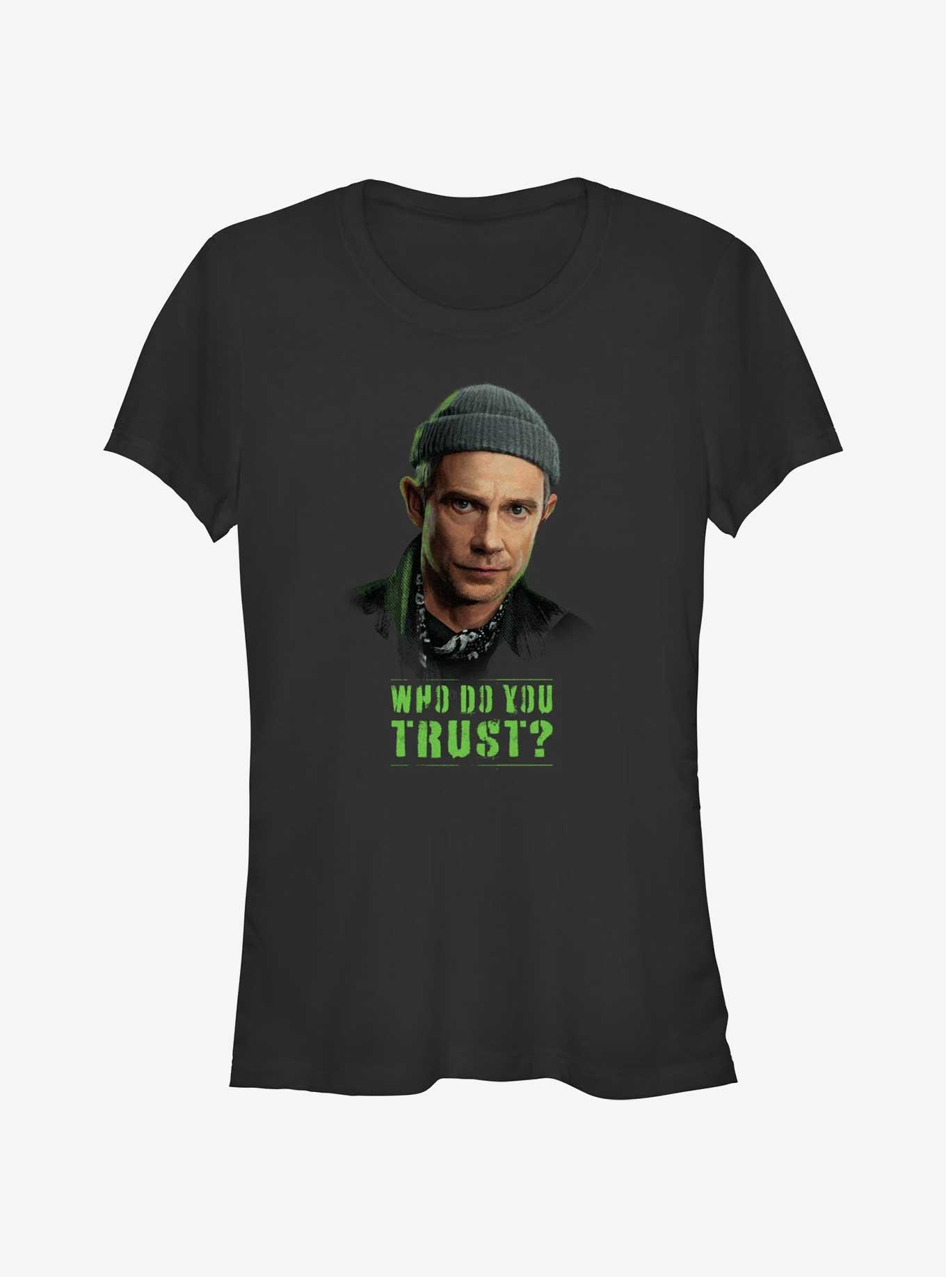 Marvel Secret Invasion Everett Ross Who Do You Trust Poster Girls T-Shirt, , hi-res