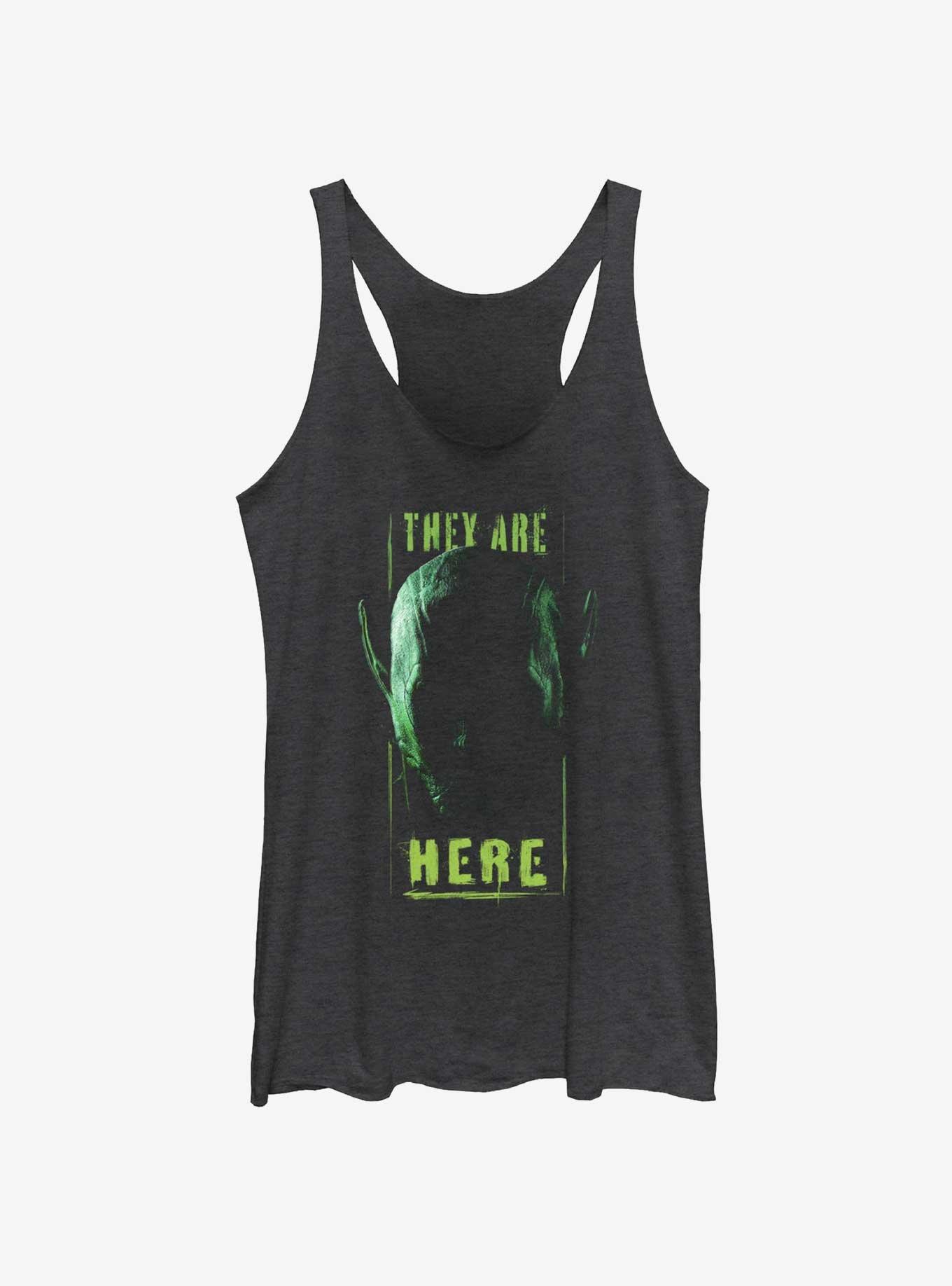 Marvel Secret Invasion They Are Here Girls Tank, BLK HTR, hi-res