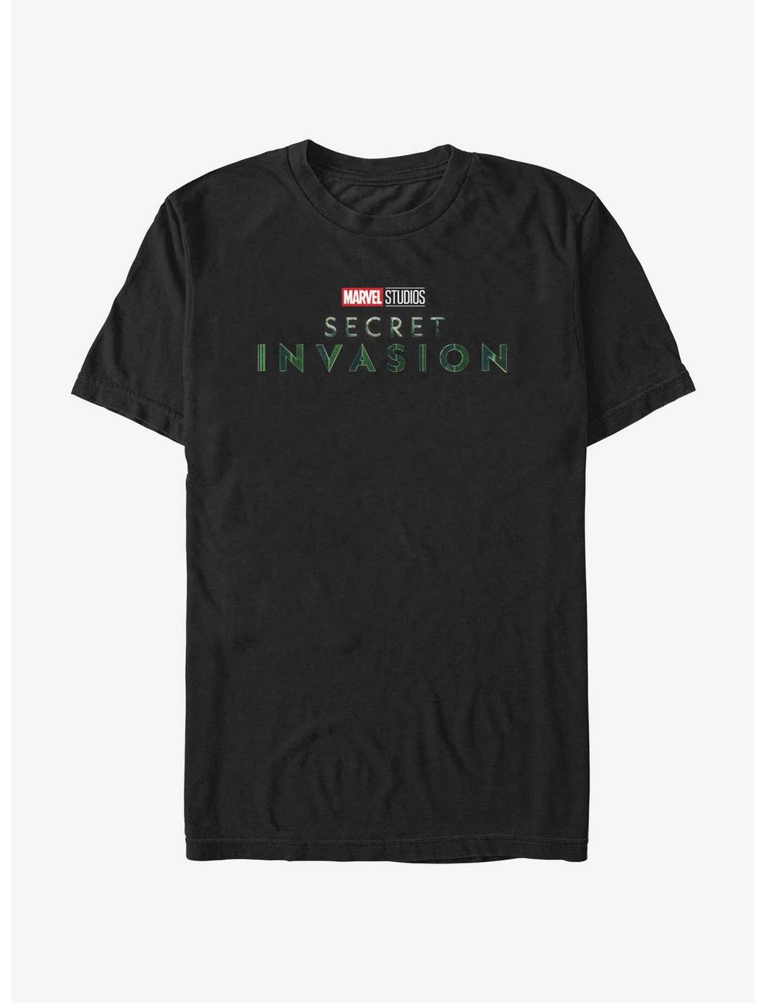 Marvel Secret Invasion Logo T-Shirt, BLACK, hi-res
