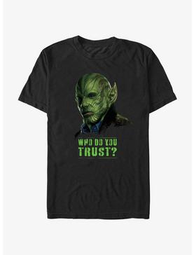 Marvel Secret Invasion Skrull Talos Who Do You Trust Poster T-Shirt, , hi-res