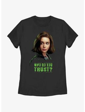 Marvel Secret Invasion Abigail Brand Who Do You Trust Poster Womens T-Shirt, , hi-res