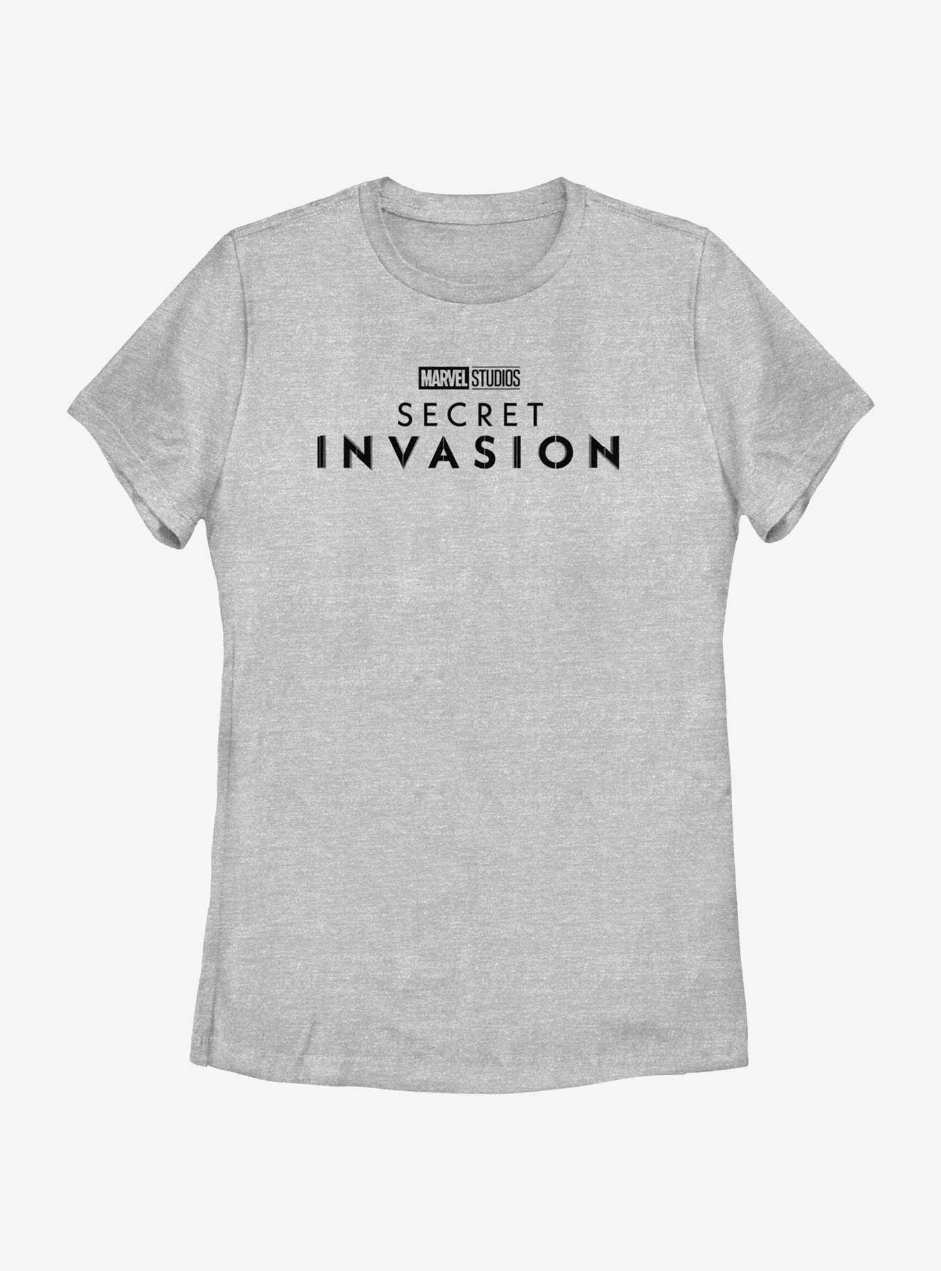 Marvel Secret Invasion Simple Logo Womens T-Shirt, ATH HTR, hi-res