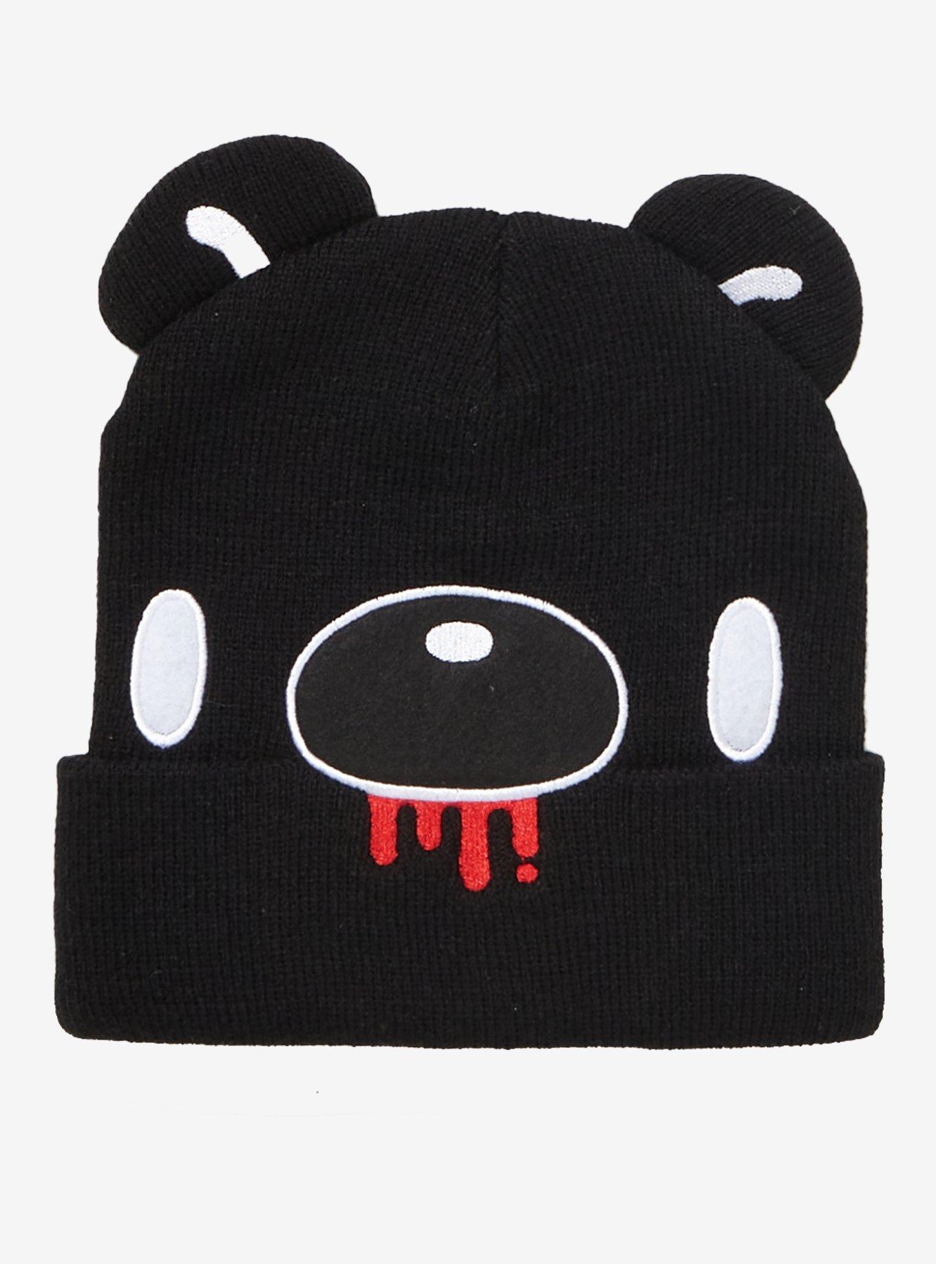 Gloomy Bear Black 3D Ears Beanie, , hi-res