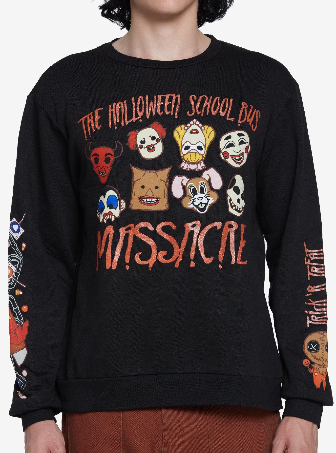 Trick 'R Treat School Bus Massacre Sweatshirt, , hi-res