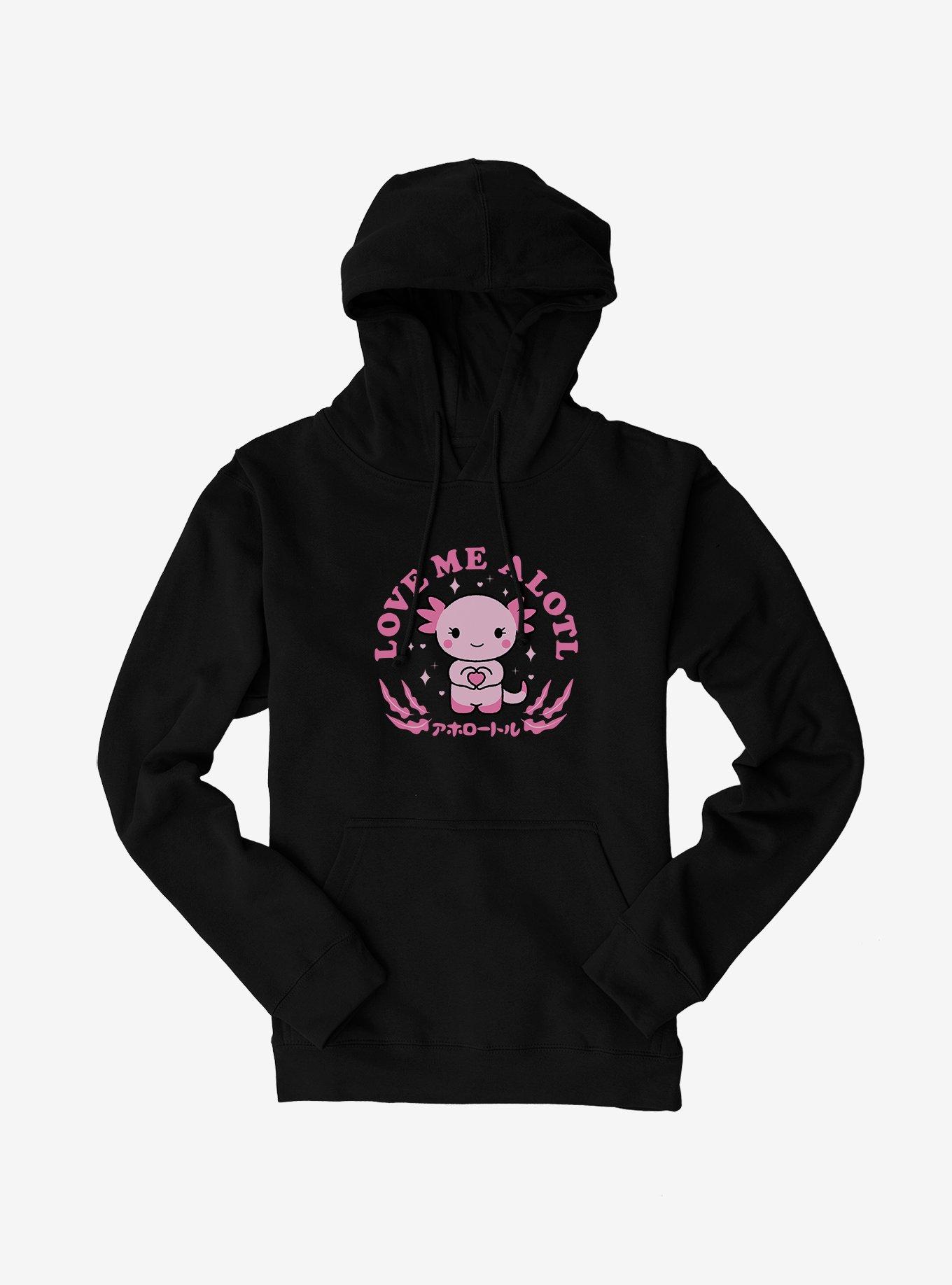 Axolotl Love Me Alotl Hoodie, , hi-res