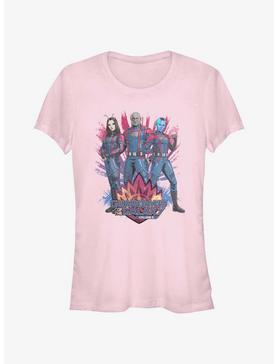 Marvel Guardians of the Galaxy Vol. 3 Mantis Drax & Nebula Girls T-Shirt Hot Topic Web Exclusive, , hi-res