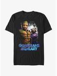 Marvel Guardians of the Galaxy Vol. 3 Duo Team Groot and Rocket T-Shirt, BLACK, hi-res