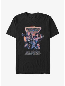 Plus Size Marvel Guardians of the Galaxy Vol. 3 It's Good To Have Friends Poster T-Shirt, , hi-res