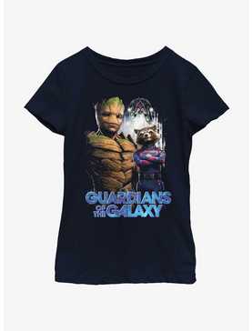 Marvel Guardians of the Galaxy Vol. 3 Duo Team Groot and Rocket Youth Girls T-Shirt, , hi-res
