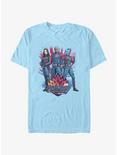 Marvel Guardians of the Galaxy Vol. 3 Mantis Drax & Nebula T-Shirt BoxLunch Web Exclusive, LT BLUE, hi-res