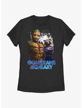 Marvel Guardians of the Galaxy Vol. 3 Duo Team Groot and Rocket Womens T-Shirt, , hi-res
