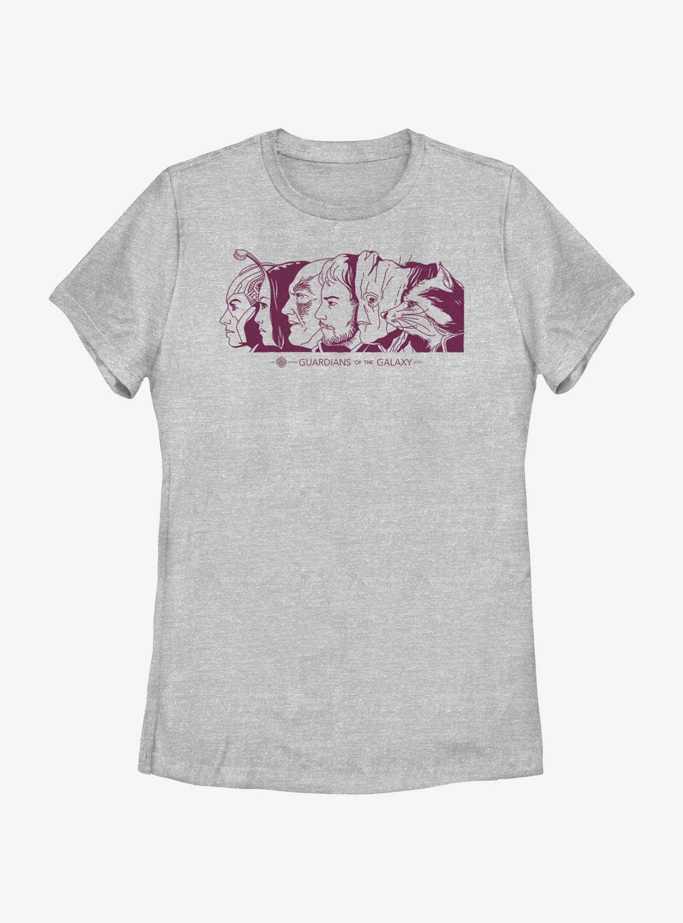 Marvel Guardians of the Galaxy Vol. 3 Profile Lineup Womens T-Shirt, , hi-res