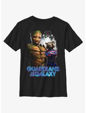 Marvel Guardians of the Galaxy Vol. 3 Duo Team Groot and Rocket Youth T-Shirt, , hi-res