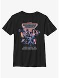 Marvel Guardians of the Galaxy Vol. 3 It's Good To Have Friends Poster Youth T-Shirt, BLACK, hi-res