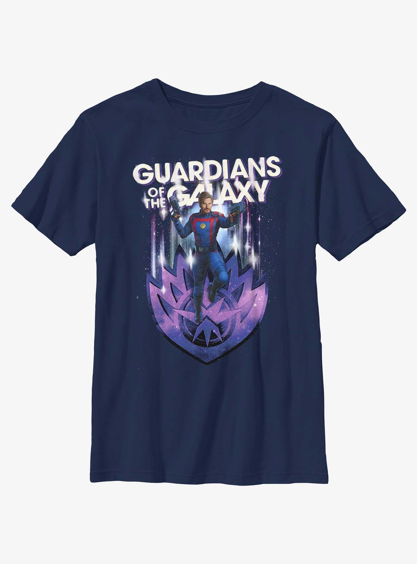 Marvel Guardians of the Galaxy Vol. 3 Star-Lord Dual Blasters Youth T-Shirt, , hi-res