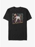 Marvel Guardians of the Galaxy Vol. 3 Space Dog Cosmo T-Shirt, BLACK, hi-res
