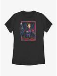 Marvel Guardians of the Galaxy Vol. 3 Peter Quill Star-Lord Womens T-Shirt, BLACK, hi-res