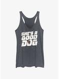 Marvel Guardians of the Galaxy Vol. 3 Spacedog Cosmo She's A Good Dog Womens Tank Top, NAVY HTR, hi-res