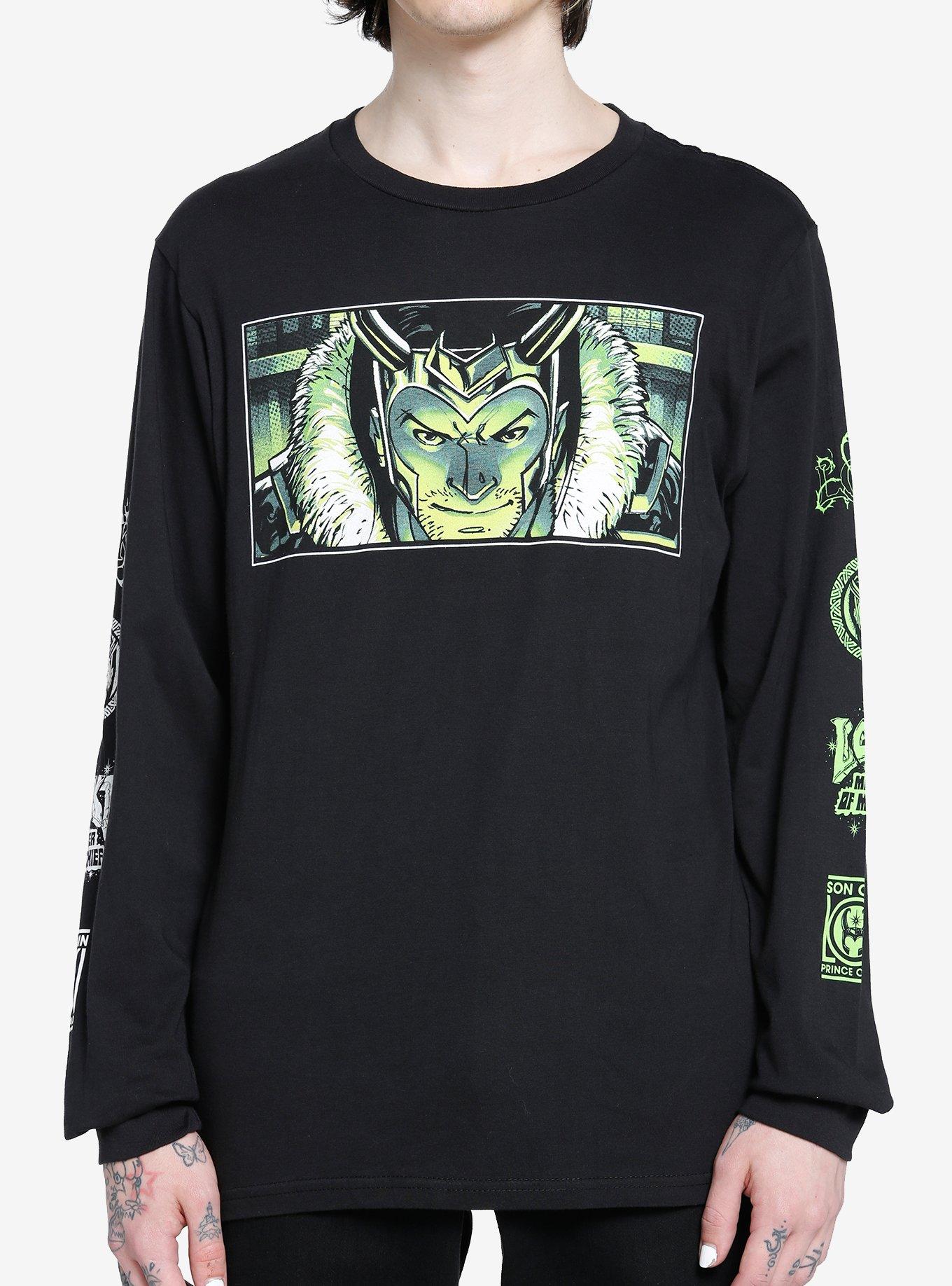 Marvel Loki: Agent Of Asgard Icons Long-Sleeve T-Shirt, BLACK, hi-res