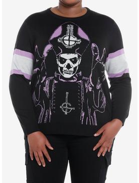 Ghost Papa Emeritus Intarsia Girls Sweater Plus Size, , hi-res
