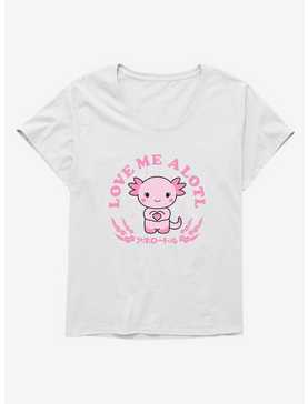 Axolotl Love Me Alotl Girls T-Shirt Plus Size, , hi-res