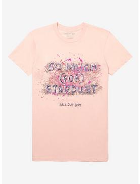 Fall Out Boy So Much (For) Stardust Glitter Pastel Boyfriend Fit Girls T-Shirt, , hi-res