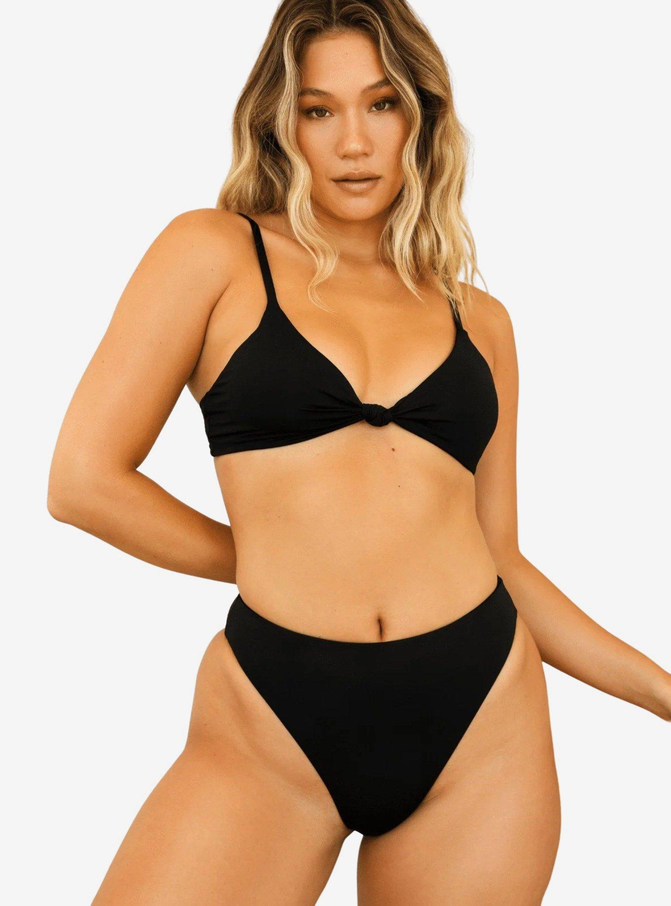 Dippin' Daisy's Zen Swim Top, BLACK, hi-res
