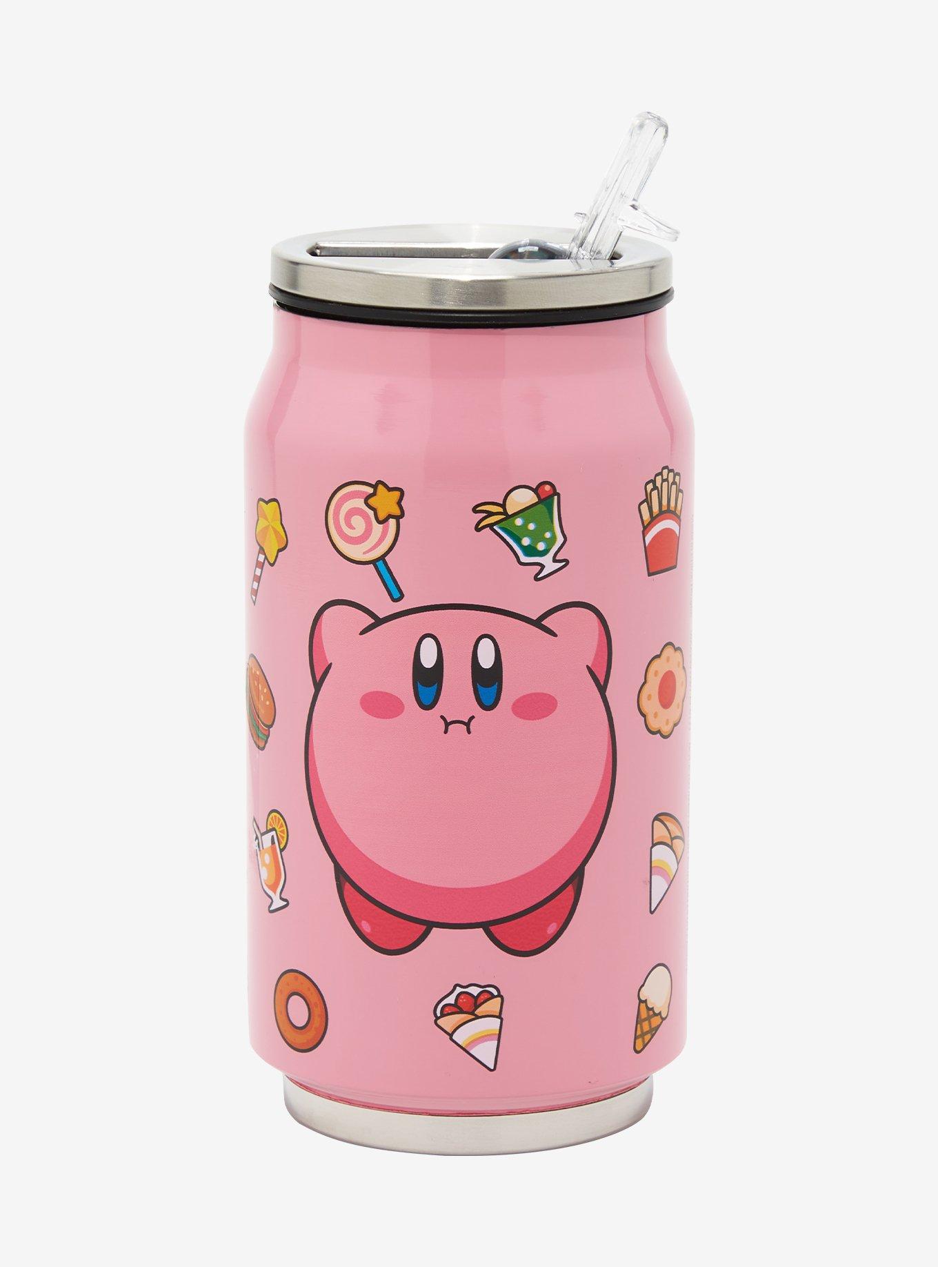 Kirby Snacks Soda Can Water Bottle, , hi-res