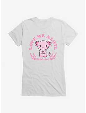 Axolotl Love Me Alotl Girls T-Shirt, , hi-res