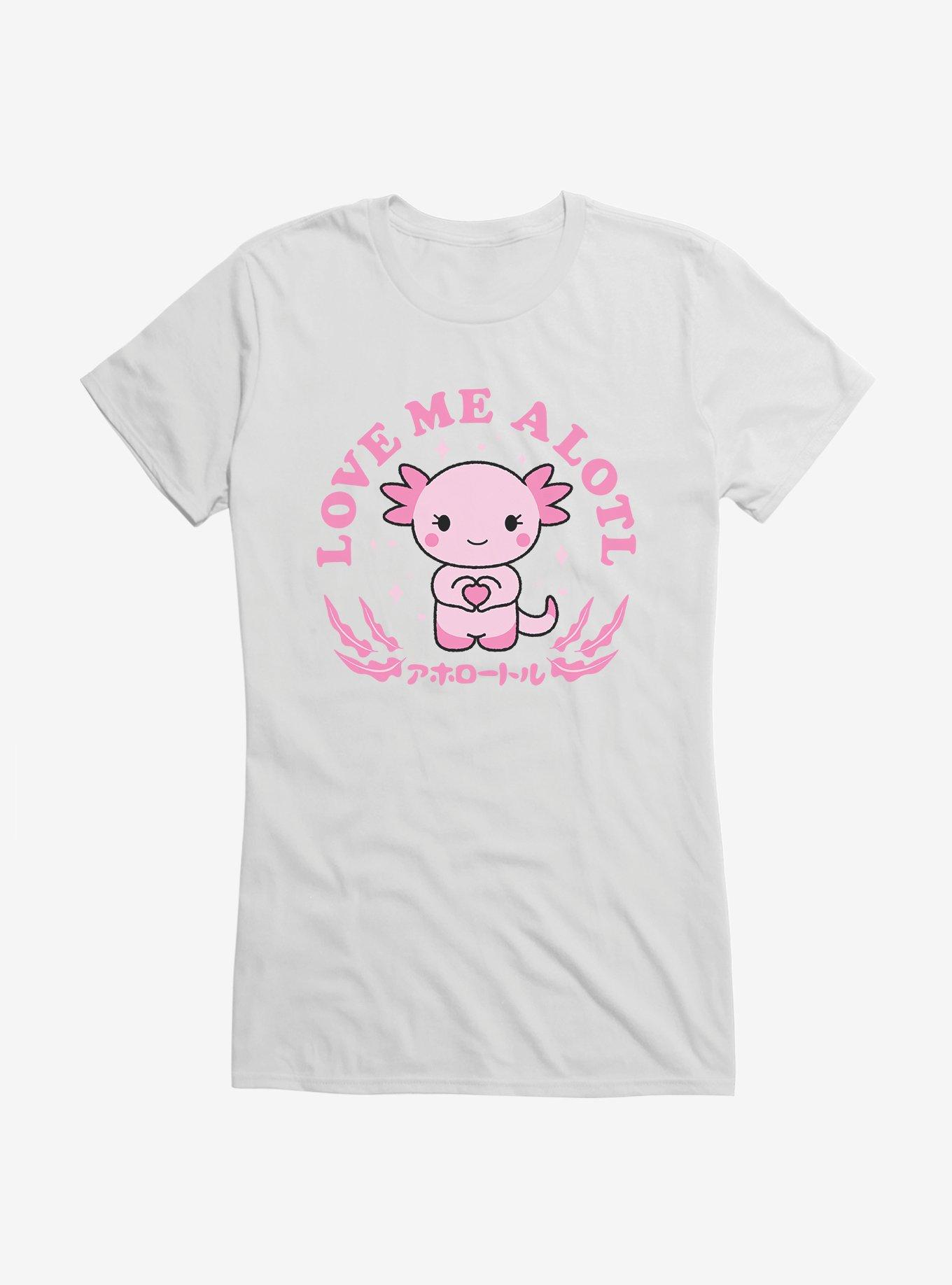 Axolotl Love Me Alotl Girls T-Shirt, , hi-res