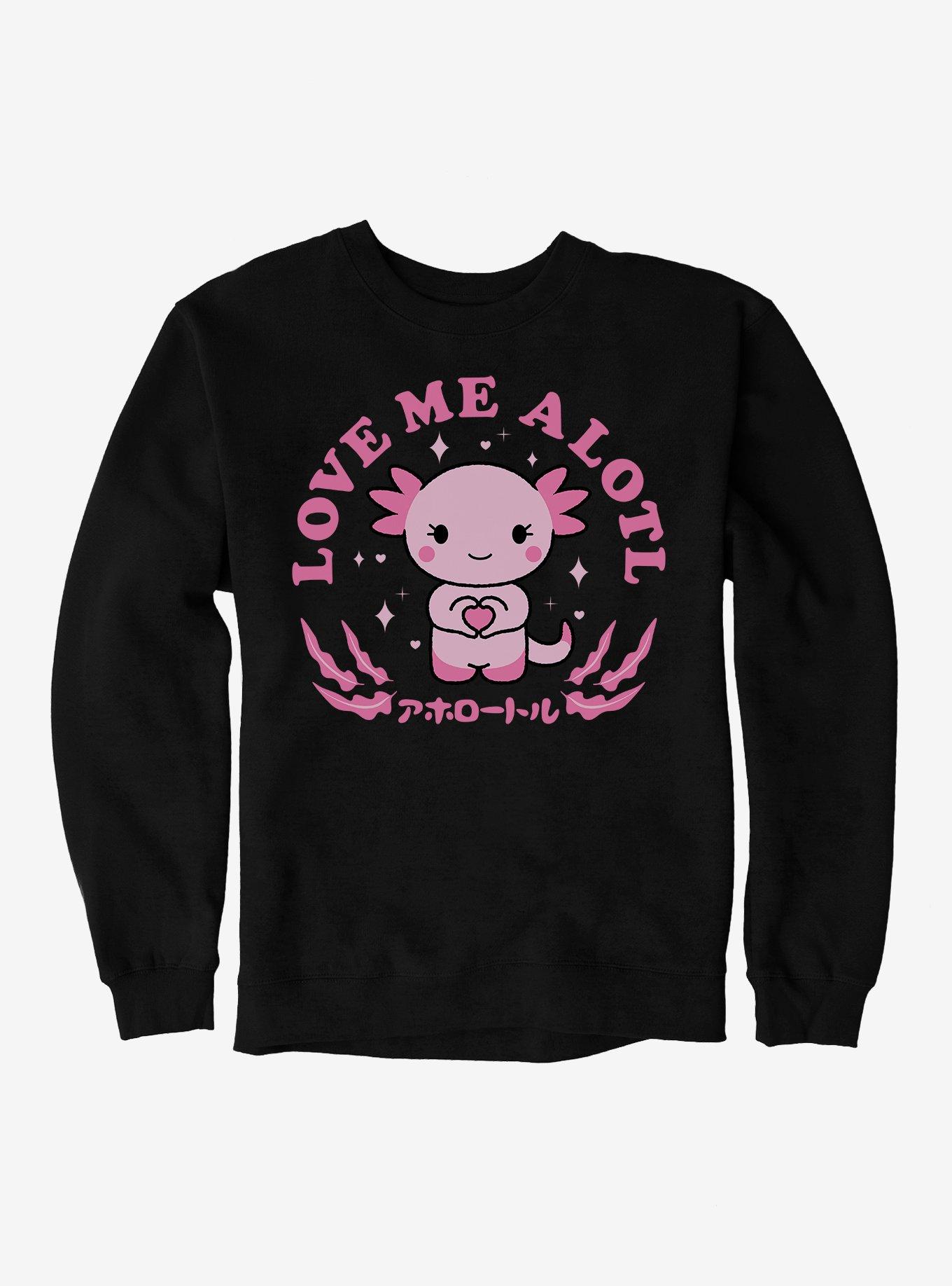 Axolotl Love Me Alotl Sweatshirt, , hi-res