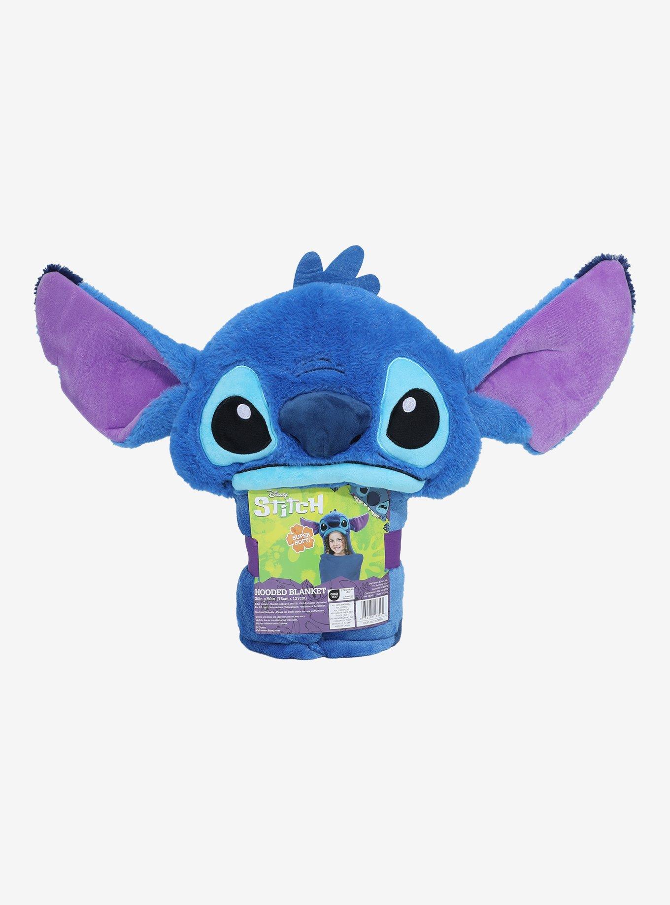 Disney Stitch Plush Hooded Throw Blanket