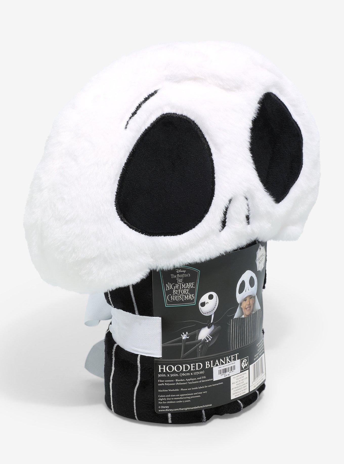 The Nightmare Before Christmas Jack Plush Hooded Throw Blanket