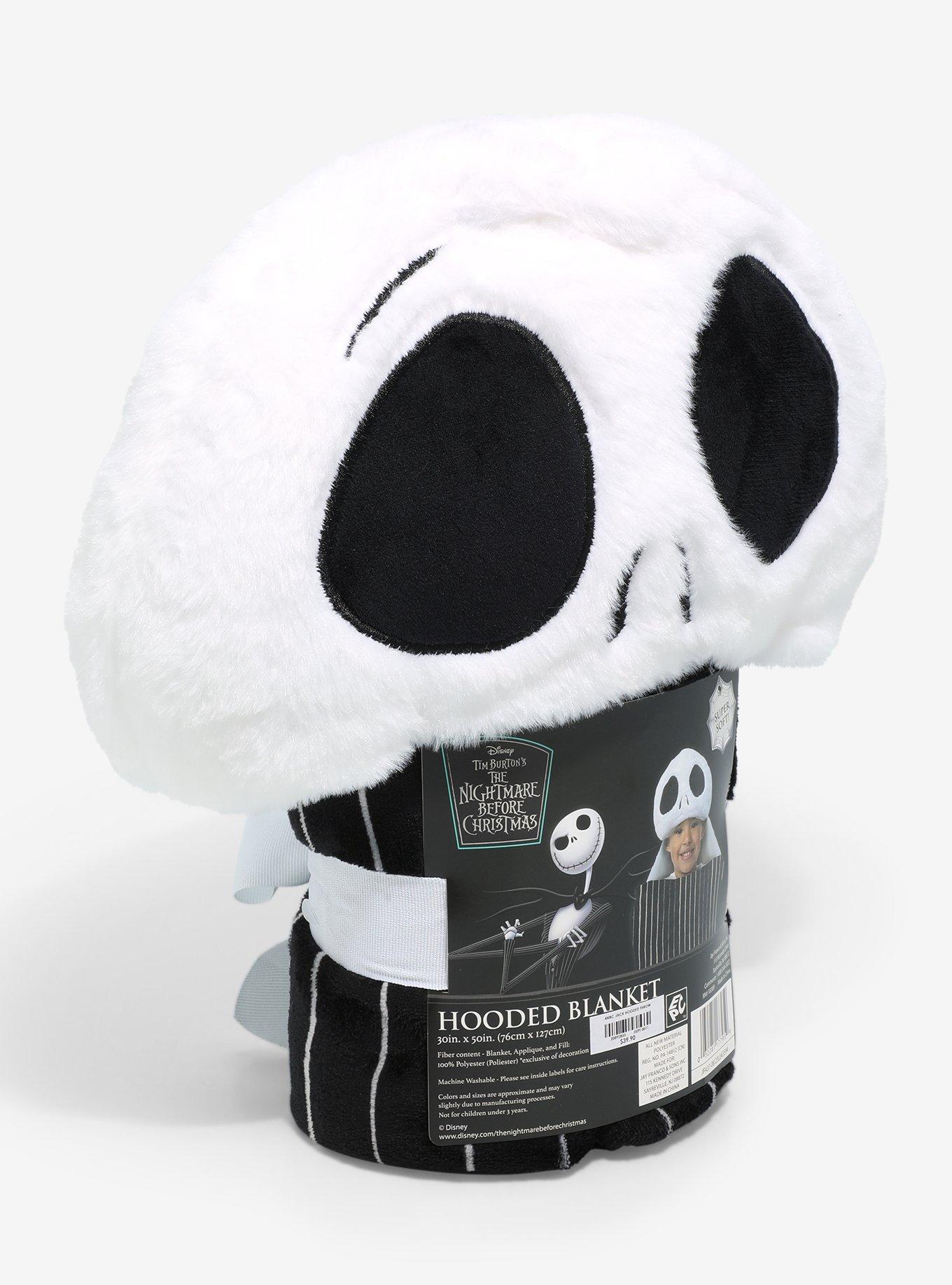 The Nightmare Before Christmas Jack Plush Hooded Throw Blanket, , hi-res