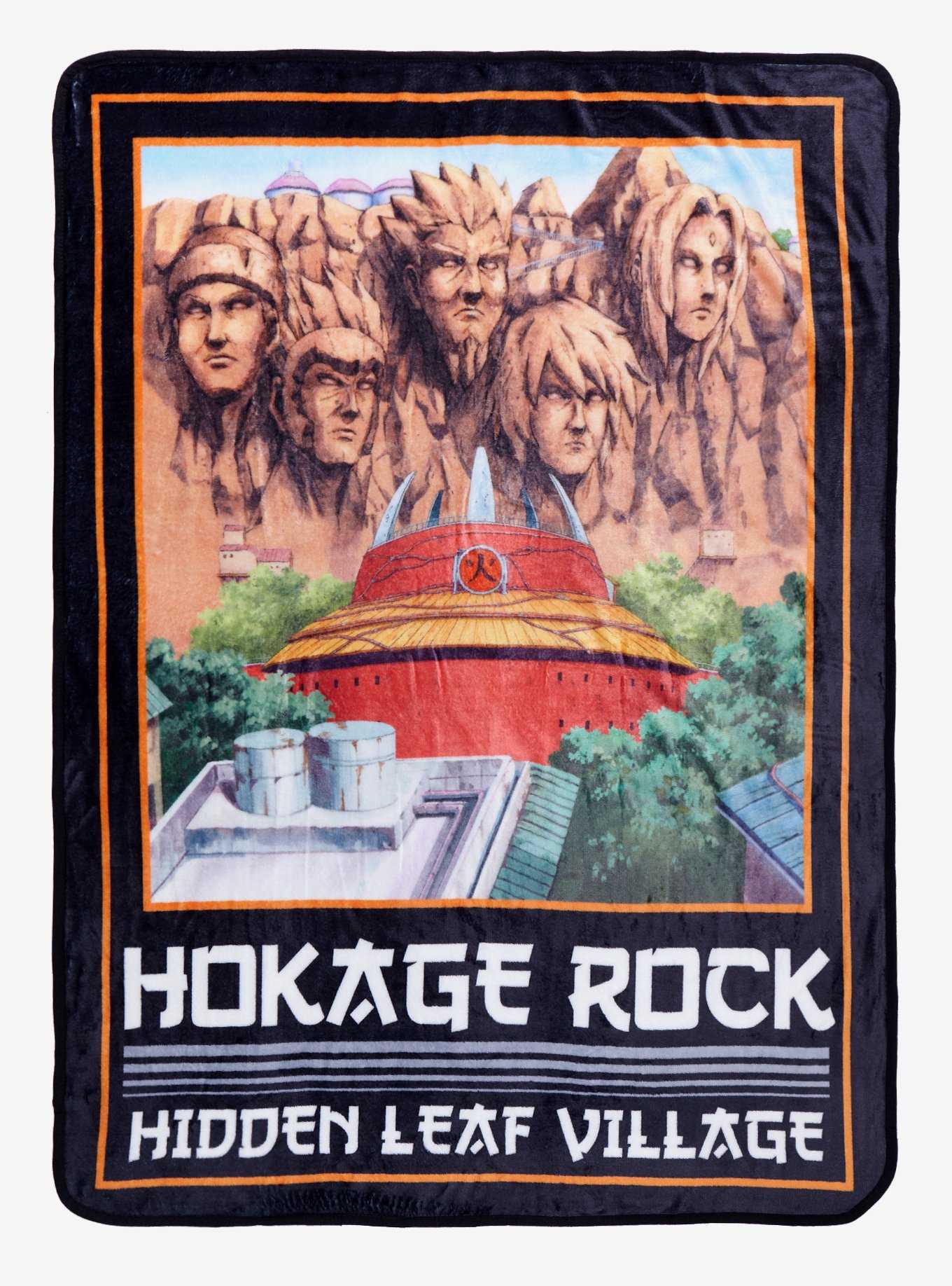 Naruto Shippuden Hokage Rock Throw Blanket, , hi-res