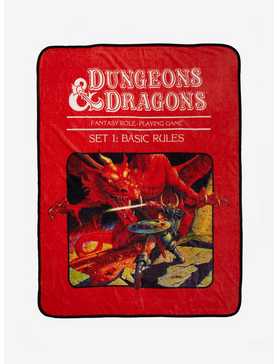 Dungeons & Dragons Rules Throw Blanket, , hi-res