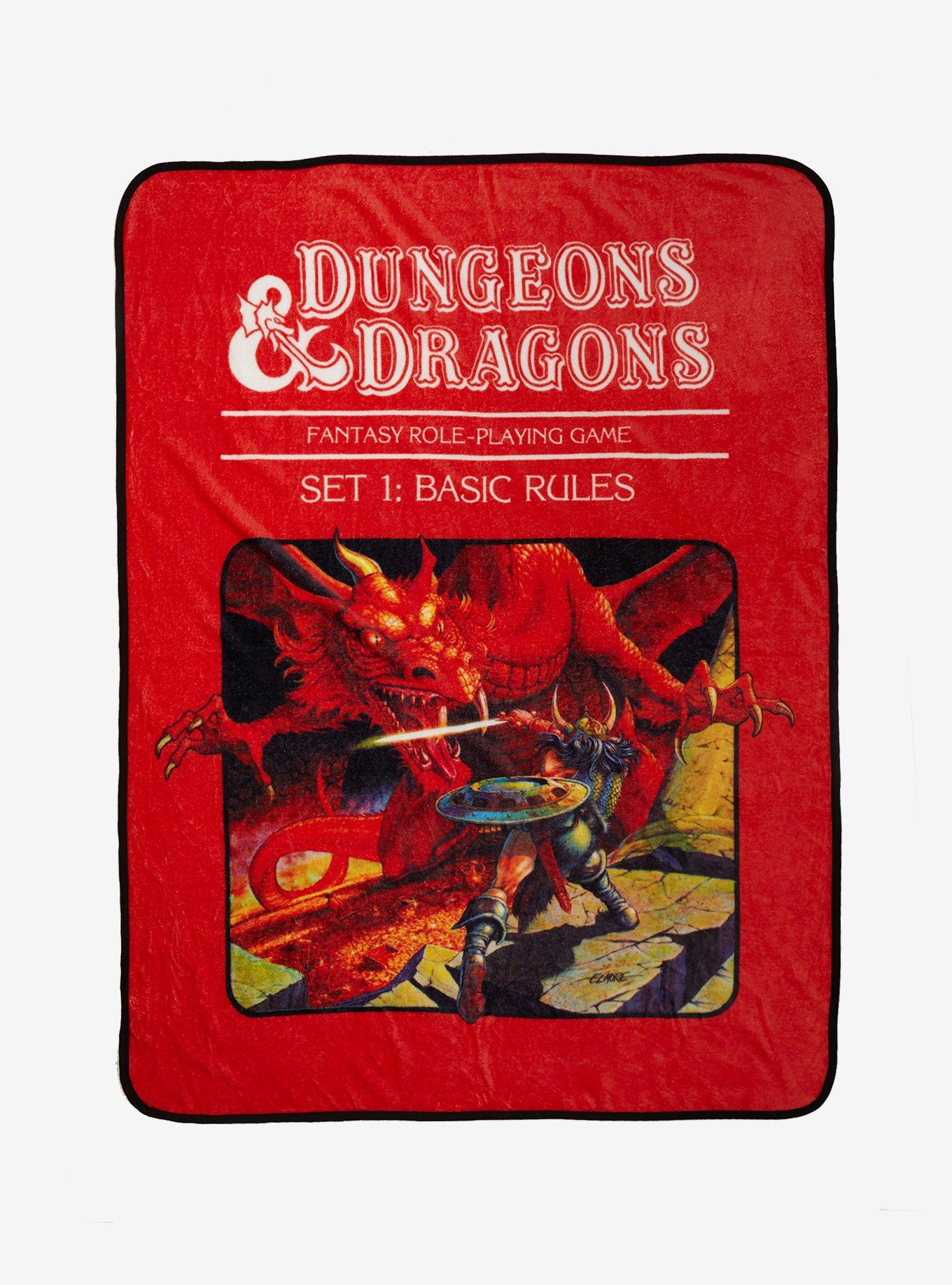 Dungeons Dragons Rules Throw Blanket